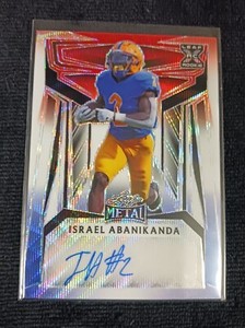 2022 Metal Leaf Israel Abanikanda 1/3