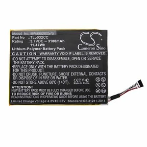 Akku für Alcatel One Touch Pixi 8 8.0 3G OT-9005X 3100mAh 3,7V - Bild 1 von 2