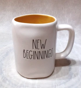 Rae Dunn Mug, "New Beginnings" - Picture 1 of 3