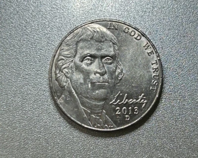 2013 D NICKEL: DOUBLE DIE OBVERSE & REVERSE ERROR - Image 1 of 4