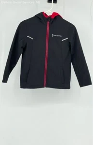 Free Country Black Red Boys Full Zip Jacket Coat - Size Large 7/8 - Picture 1 of 6
