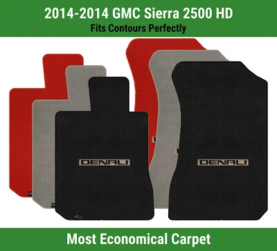Lloyd Velourtex Front Mats for '14 GMC Sierra 2500 HD w/Black on Tan Denali 1 - Image 1 of 4