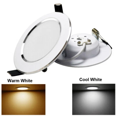 Dimmable Recessed Led Ceiling Down Light Lamp Spotlight 5/7/9/12/18W AC110V-240V - Image 1 of 4