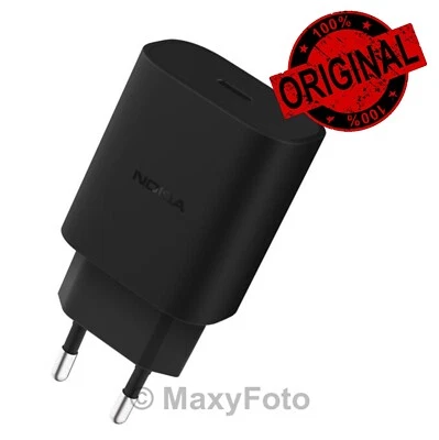 NOKIA CARICABATTERIE RICAMBIO ORIGINALE USB-C AD-030E 33W FAST CHARGING 793C4FA - Immagine 1 di 3