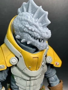 Mythic Legions Cosmic Legions Lizard Bounty Hunter Head Unpainted - Picture 1 of 12