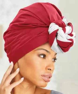 3er Set Everyday Diva Headwraps rot/schwarz/weiß von Ashro Neu - Bild 1 von 2
