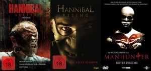 The Silence of the Lambs HANNIBAL LECTOR Red Dragon MANHUNTER 5 DVD Edition - Picture 1 of 1