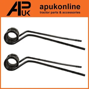 2x Voltafieno Dente RH Larghezza Giallo 378mm PZ111 per PZ 300 Voltafieno Haybob - Foto 1 di 4