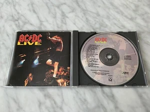 AC/DC Live CD Orig. 1992 Atco 7 92215-2 Angus Young Brian Johnson w/Mini Poster! - Picture 1 of 4