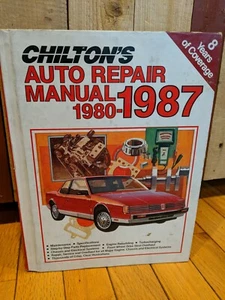CHILTON'S Auto Repair Manual 1980-1987 PN 7670 - Picture 1 of 8