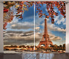 Paris Rustikale Gardine Sch&#246;nheit des Herbstes Eiffel anzeigen
