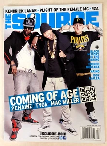 The Source Magazine #251 Feb 2012 Mac Miller 2 Chainz Tyga Lamar RZA Iggy Maino - Picture 1 of 3