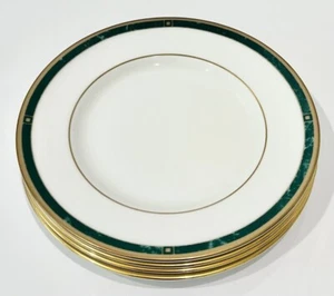 WEDGWOOD England Bone China CHORALE Pattern 6" BREAD / DESSERT PLATES Set of 4 - Picture 1 of 3