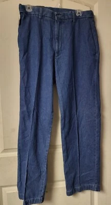 Pantalones de mezclilla Haggar Work to Weekend delanteros lisos 32x30 Foto 1 de 4