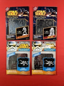 Star Wars Metal Earth Set Of Four Ready To Assemble Metal Kit - Picture 1 of 9