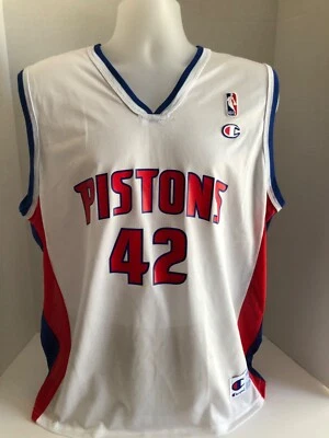 Camiseta deportiva vintage Jerry Stackhouse Detroit Pistons campeón para hombre talla 40 nueva con etiquetas Foto 1 de 4