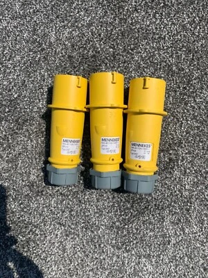 New 110v 16A X3 3 Off Quality German Made Site Plugs 110v Plug Made By Mennekes