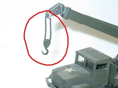 SOLIDO, Metal Hook Kaki Truck Kaiser Jeep / Richier Military Crane (R88) - Image 1 of 3