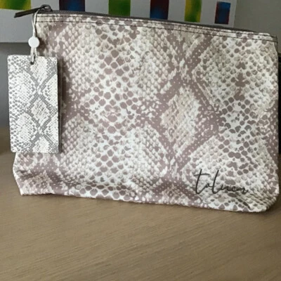 Toluca Swim Maia Snake Print Bag / Swim Bag or Make-up Bag/Brand New with Tags - Image 1 of 4