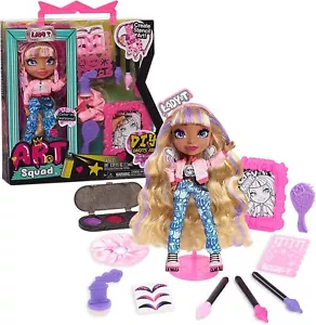 Just Play Art Squad Lady T 10 Zoll Puppe & Zubehör Zum Selbermachen Handwerk Spielzeug-Kinder Geschenk - Bild 1 von 5