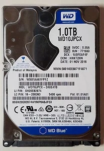 NEW - Lenovo IdeaPad 310-15ABR 1TB Hard Drive WD WD10JPCX SH20E82674 - AMD A10 - Afbeelding 1 van 6
