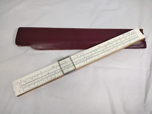 Vintage Fredrick Post Co. Slide Rule Model 1447 w/ Case 11” Long Hemmi Japan - Picture 1 of 14