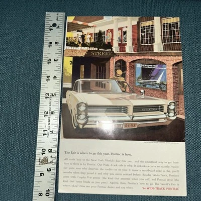 1964 Bonneville Print advertisement - Image 1 of 2