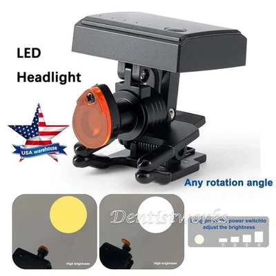 Filtro óptico de faros inalámbricos LED dentales de 5W para lupa binocular de vidrio Foto 1 de 4