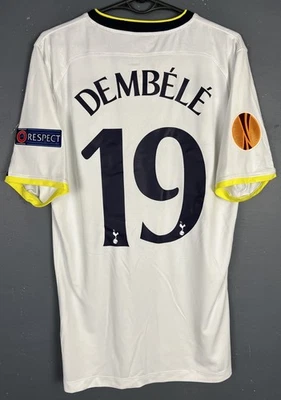 MENS TOTTENHAM HOTSPUR 2014/2015 DEMBELE #19 SOCCER FOOTBALL SHIRT JERSEY SIZE M - Image 1 of 4