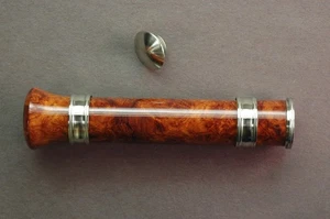 FLY ROD REEL SEAT Amboyna Burl 11365 Double Slide Band (or Uplock) - Picture 1 of 8