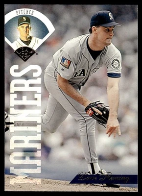 1995 Leaf Dave Fleming Seattle Mariners #37 - Image 1 of 2