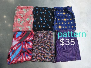  LuLaRoe Leggings Tween Random Pattern Lot of 6 pre owned - Picture 1 of 1