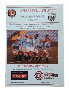 Charlton Athletic Women v West Bromwich Albion Ladies - FAWPL Cup QF - 11.12.16 - Picture 1 of 1