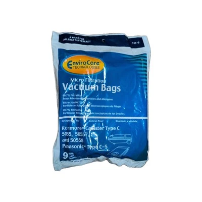 Paquete de 18 bolsas de vacío de bote de filtración EnviroCare Kenmore tipo C-5 - nuevas Foto 1 de 2