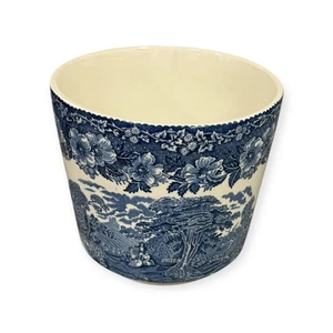 Enoch Wedgwood “Woodland” Blue & White Transferware Cachepot / Planter – England - Picture 1 of 7