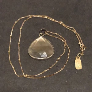 PLATA ESTERLINA 925 Lote Collar Colgante B32 Coralia Enmarcado Lágrima Abulón Shell - Imagen 1 de 10