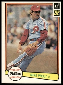1982 Donruss #345 Mike Proly Philadelphia Phillies - Picture 1 of 2