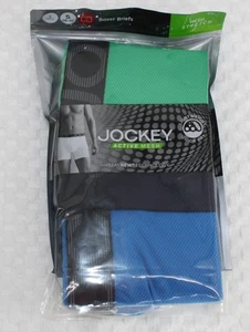 Neu 3 JOCKEY Active Mesh Boxershorts grün blau marine SMALL 28-30 - Bild 1 von 4