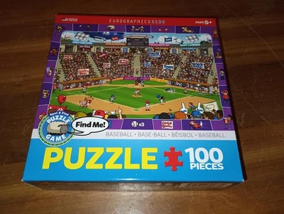 Rompecabezas de baloncesto Eurographics niños 100 piezas Spot & Find Foto 1 de 4