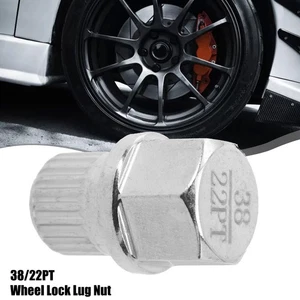 Für Lug Nut Radsicherung ersetzt silberfarben Stahl 20x28mm Demontage Werkzeug - Picture 1 of 12