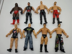 Lote de 8 figuras Jakks WWE Ruthless Aggression Adrenaline para Jericho Kane RVD Tajiri - Imagen 1 de 11