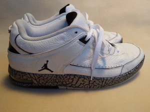 Air Jordan Classic 87 Men's Size 9.5 White & Gray Leather Sneakers 2007 - Picture 1 of 18