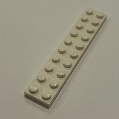 LEGO 5x Basisplatte 2x10 weiß white basic plate 3832 383201 - Bild 1 von 2