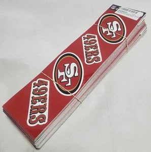 NEW-RICO-SAN FRANCISCO 49ers Decals Stickers The Quad 2.5x3in 10pk - Picture 1 of 1