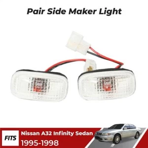 Side Marker Lamp Parking Lights Pair Fits Nissan Cefiro A32 Sedan 1995-98 E06 - Picture 1 of 4