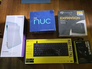 Intel NUC 12 Pro NUC12WSK I7 COMPLETE LOT Desktop Computer KEYBOARD 14TB HD Lot - Picture 1 of 10
