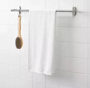 Bath towel, white, 55x120 cm pack of 5 - Picture 1 of 5