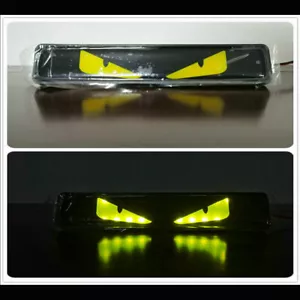 1pcs LED Devil Eye For Car Front Grille Tailboard Badge Illuminated Emblem Decal - Foto 1 di 9