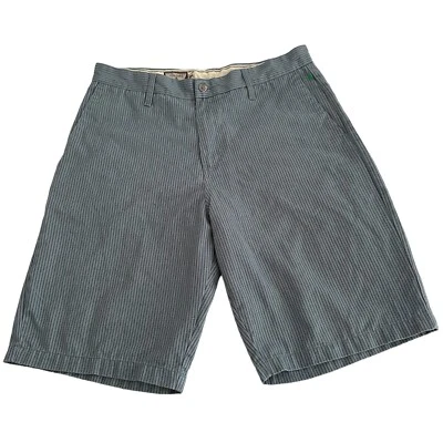 Volcom Shorts Men's Frickin Stripe Chino Shorts Size 33 Striped Beach Golf  - Image 1 of 4