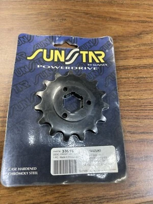 Piñón delantero SUNSTAR 15 dientes Suzuki DR650SE DR650SES DR650S SP600 33515 Foto 1 de 4